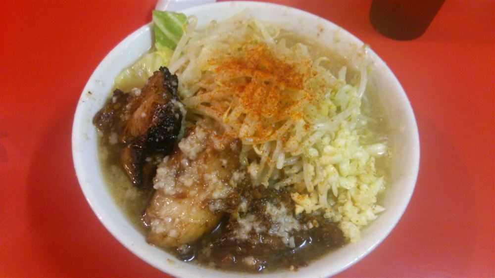 池田屋 一乗寺店のラーメン小（2014年撮影）