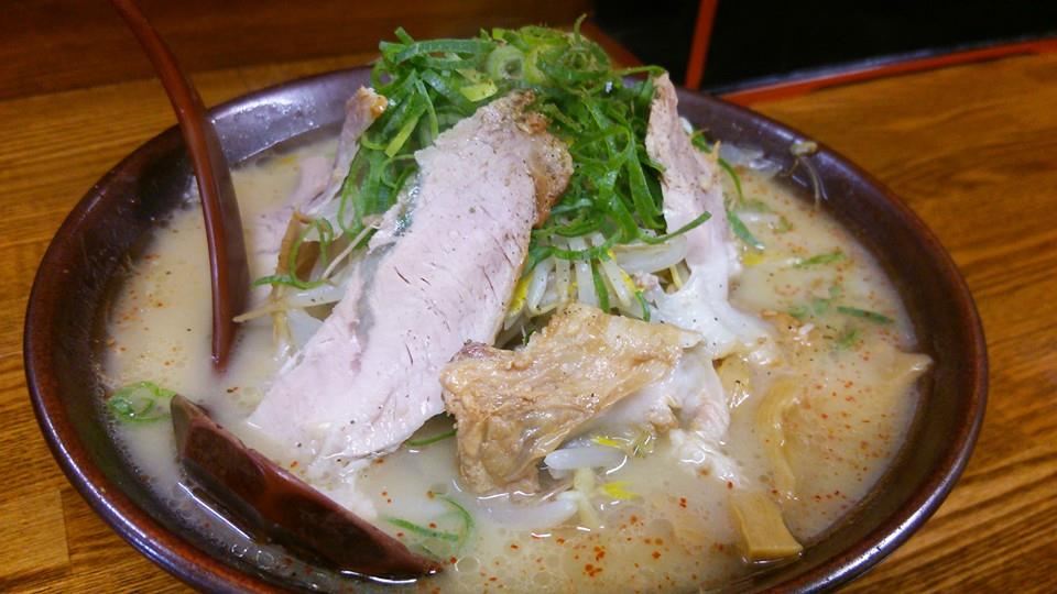 新進亭の白味噌ラーメン（2014年撮影）