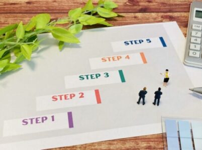 STEPと書かれた階段のイメージ