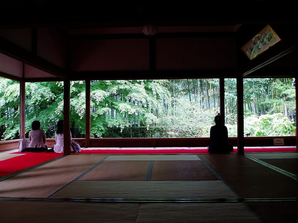 宝泉院の額縁庭園（盤桓園）