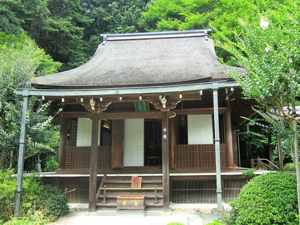 寂光院の本堂