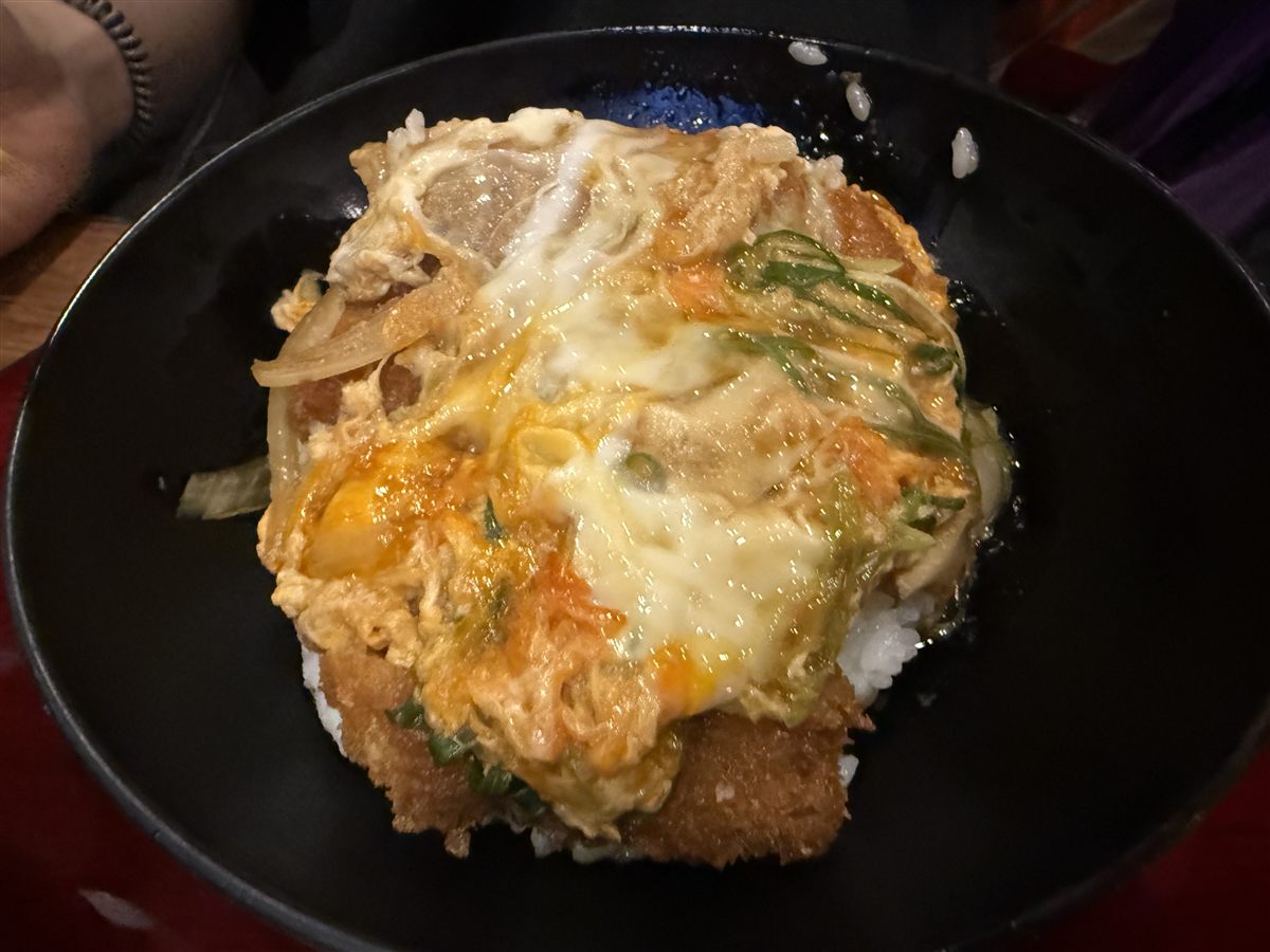 天山の湯のカツ丼